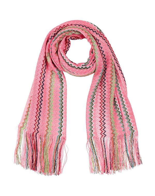 ミッソーニ レディース 付属品 消音装置・袈裟・えり巻き MISSONI 消音装置＆えり巻き Pink さくら色 マフラー・スカーフ-バッグ・小物・ブランド雑貨