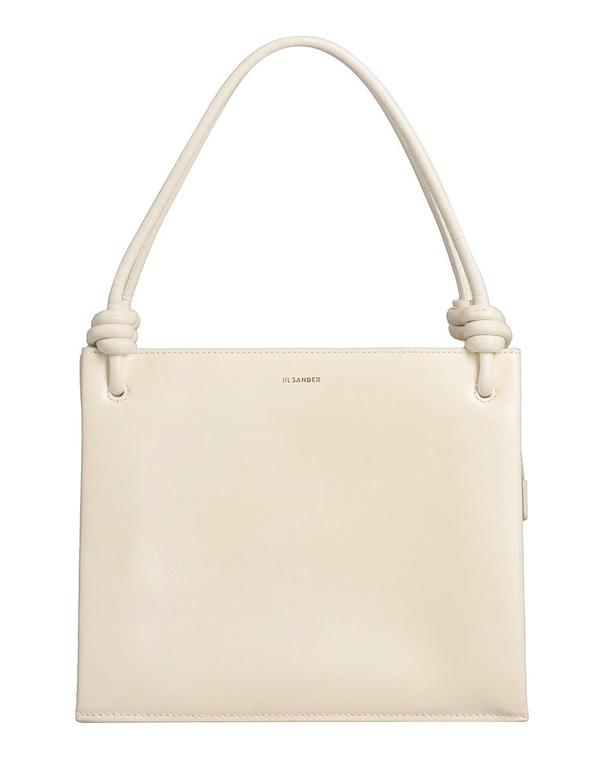 ジル・サンダー レディース 御徒面子 JIL SANDER ハンドバック Ivory 象牙色