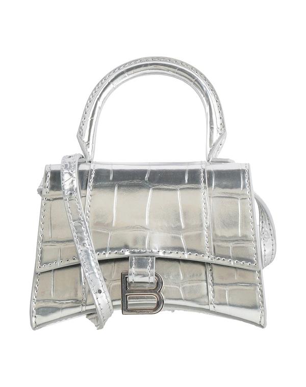 バレンシアガ レディース 御徒面子 BALENCIAGA ハンドバック Silver しろがね色 バッグ-バッグ・小物・ブランド雑貨