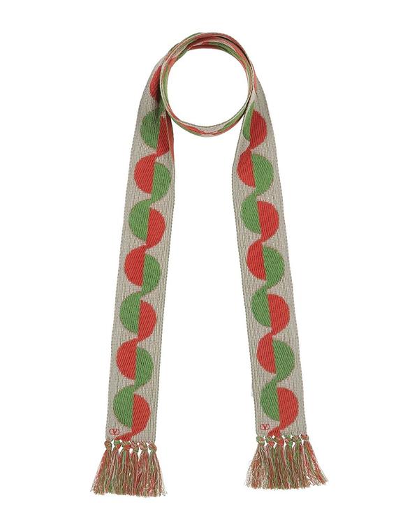 ヴァレンティノ レディース アクセサリー マフラー・ストール・スカーフ VALENTINO GARAVANI マフラー＆スカーフ Green グリーン
