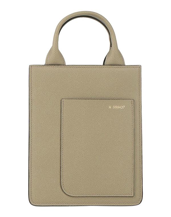 ヴァレクストラ レディース バッグ VALEXTRA ハンドバッグ Sage Green グリーン|ReVida 店