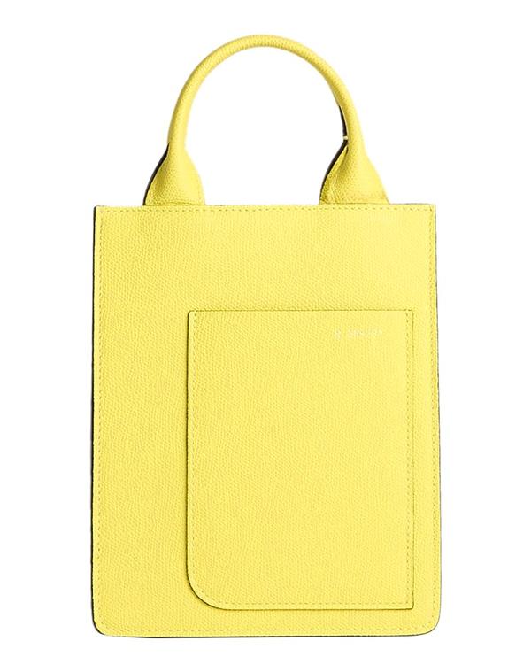 ヴァレクストラ レディース バッグ VALEXTRA ハンドバッグ Yellow イエロー