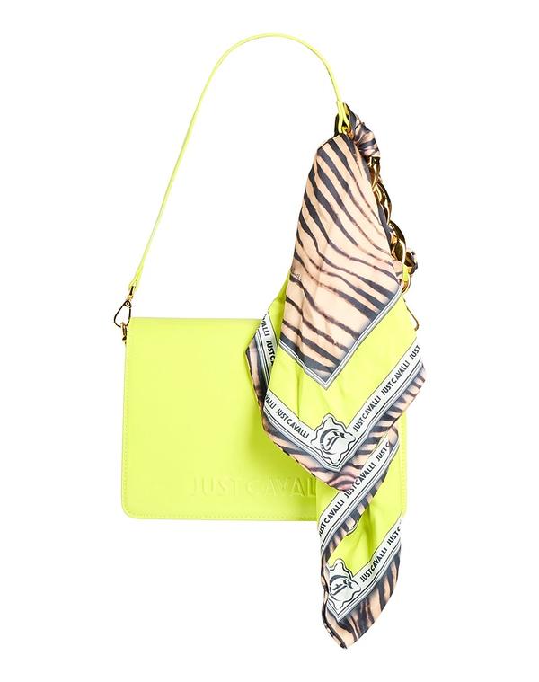ジャストカバリ レディース バッグ JUST CAVALLI ハンドバッグ Lime Green ライム|ReVida 店