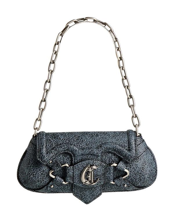 ジャストカバリ レディース バッグ JUST CAVALLI ハンドバッグ Black ブラック