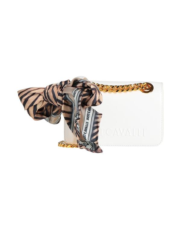 ジャストカバリ レディース 御徒面子 JUST CAVALLI クロスボディバッグ White 白いこと