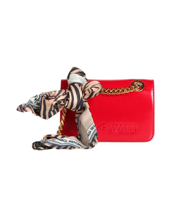 ジャストカバリ レディース 御徒面子 JUST CAVALLI クロスボディバッグ Red 赤いこと