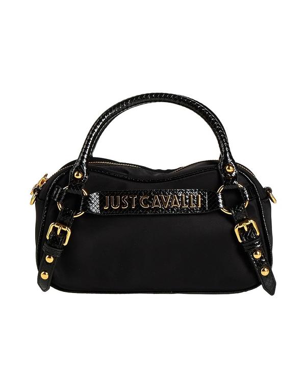 ジャストカバリ レディース バッグ JUST CAVALLI ハンドバッグ Black ブラック