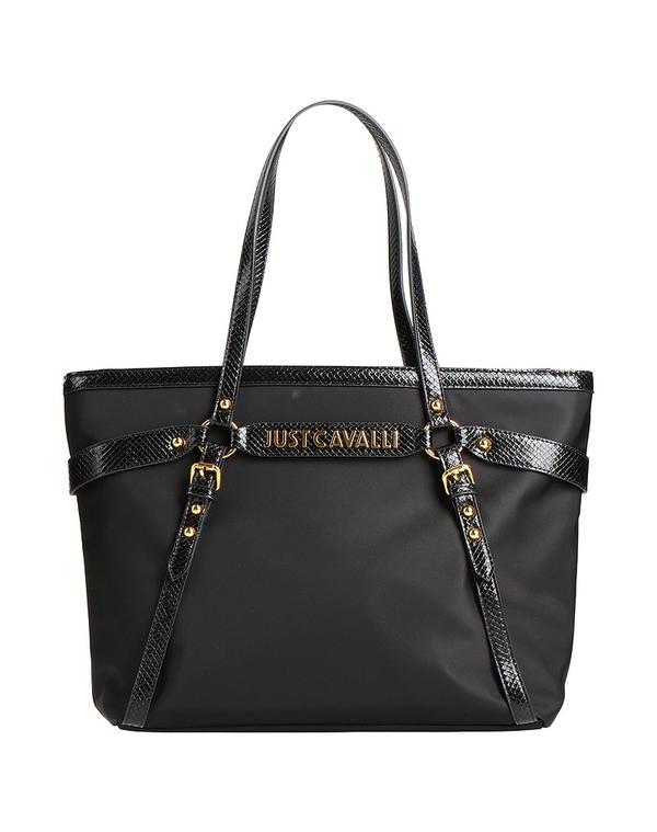 ジャストカバリ レディース バッグ JUST CAVALLI ハンドバッグ Black ブラック