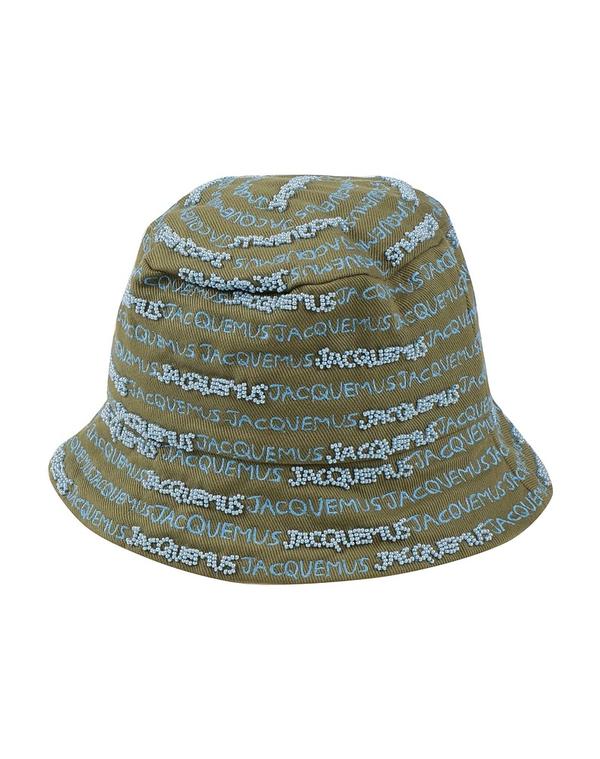 ジャクエムス レディース 付属物 鳥打ち帽 JACQUEMUS 鳥打ち帽 Military Green 緑であること