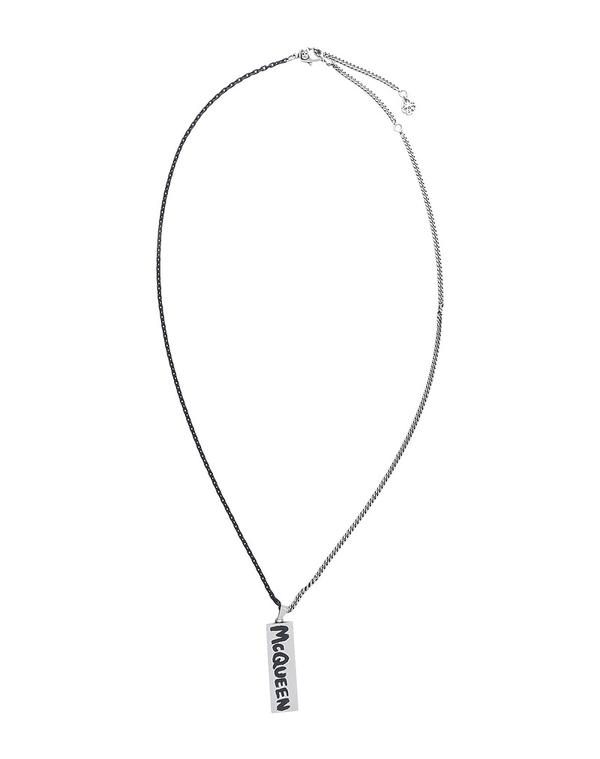 マックイーン レディース アクセサリー ネックレス・チョーカー・ペンダントトップ MCQUEEN ネックレス Silver シルバー｜ReVida 店
