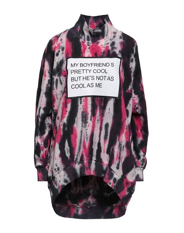 ブランドユニーク レディース アウター パーカー・スウェット BRAND UNIQUE スウェット Dark Purple パープル