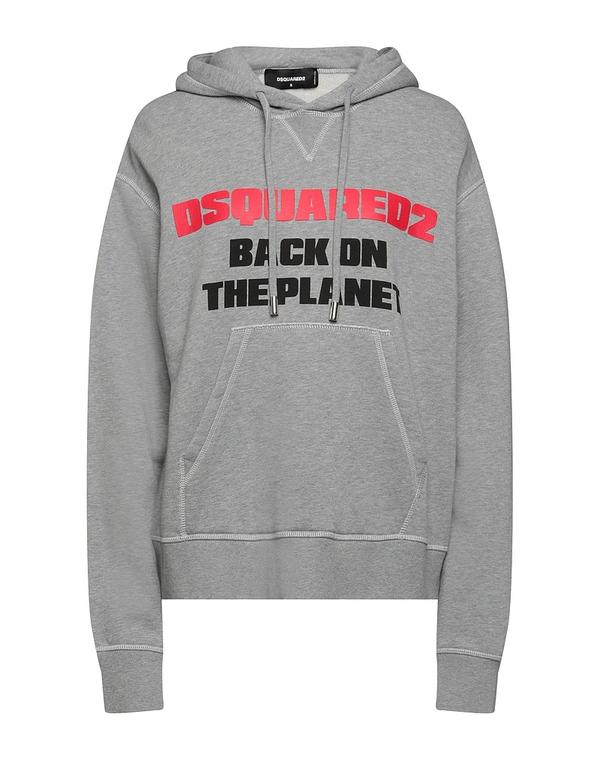 ディースクエアード レディース アウター パーカー・スウェット DSQUARED2 パーカー Light Gray グレー｜ReVida 店