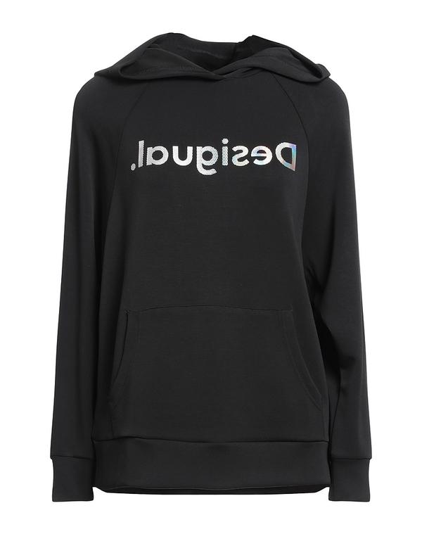 デジグアル レディース アウター パーカー・スウェット DESIGUAL パーカー Black ブラック