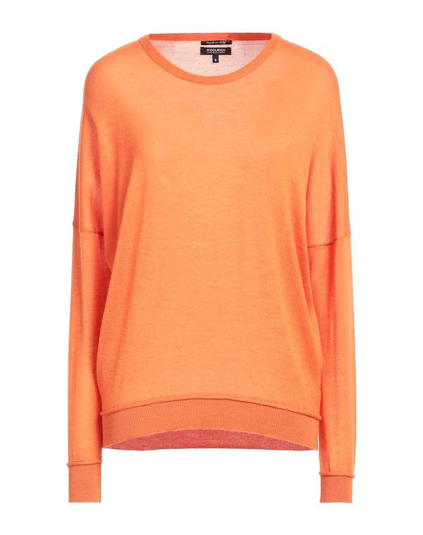 ウール リッチ レディース アウター カーディガン WOOLRICH カシミヤニット Orange オレンジ