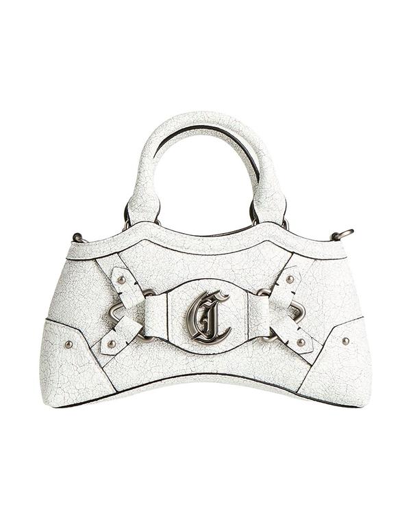 ジャストカバリ レディース バッグ JUST CAVALLI ハンドバッグ Off White オフホワイト