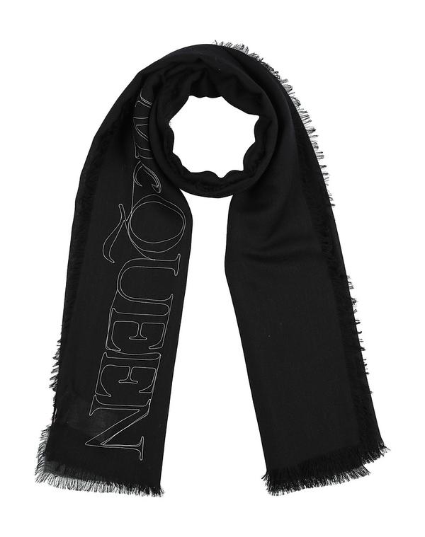 マックイーン レディース 付属物 えり巻き・袈裟・えり巻き MCQUEEN えり巻き＆えり巻き Black 黒いこと