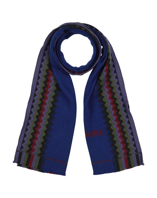 ミッソーニ レディース アクセサリー マフラー・ストール・スカーフ MISSONI マフラー&スカーフ Blue ブルー|ReVida 店