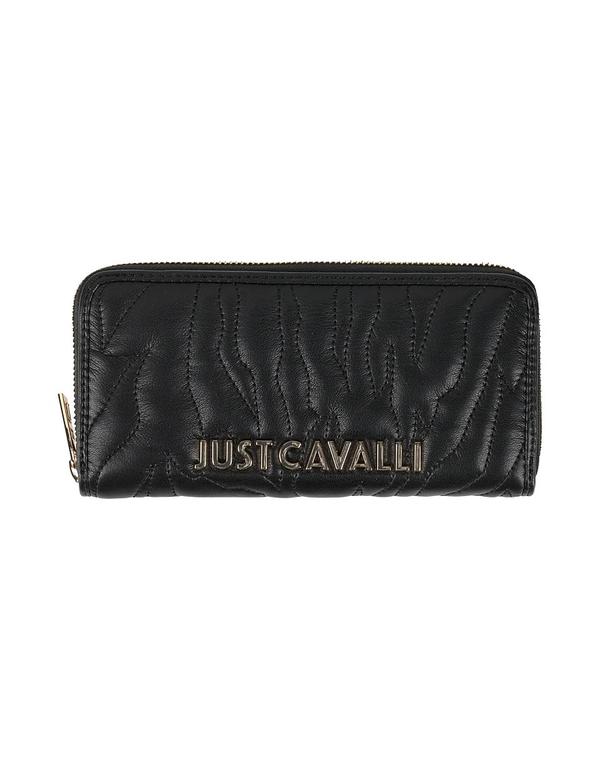 ジャストカバリ レディース 付属品 紙入れ JUST CAVALLI 紙入れ Black 黒いこと