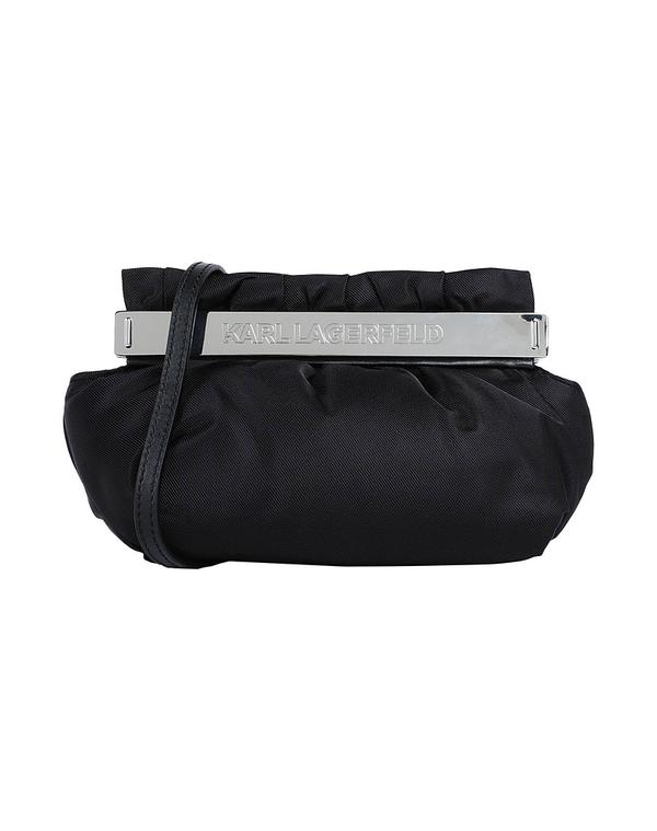 カール ラガーフェルド レディース バッグ KARLAGERFELD ハンドバッグ Black ブラック｜ReVida 店