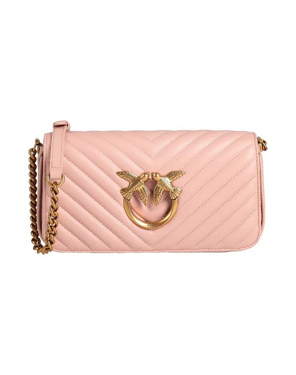 ピンコ レディース 御徒面子 PINKO クロスボディバッグ Pale Pink サクラ色