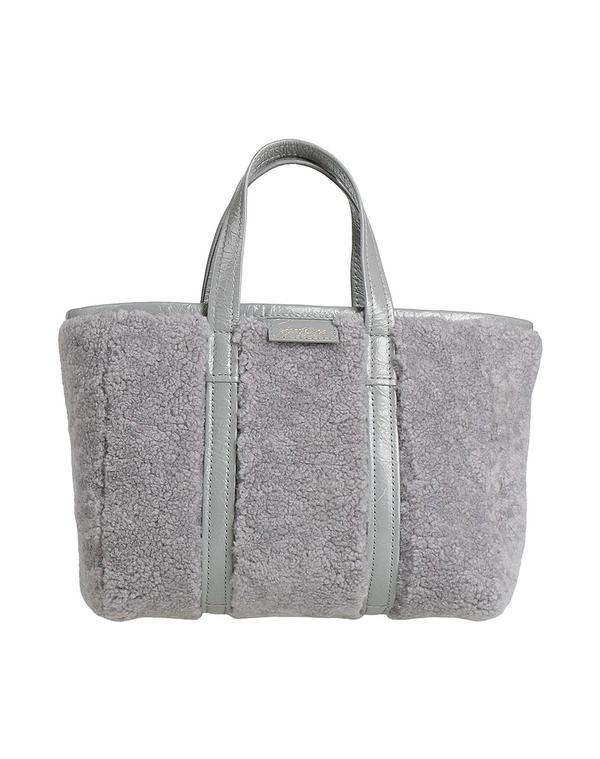 バレンシアガ レディース 御徒面子 BALENCIAGA ハンドバック Gray 薄墨色