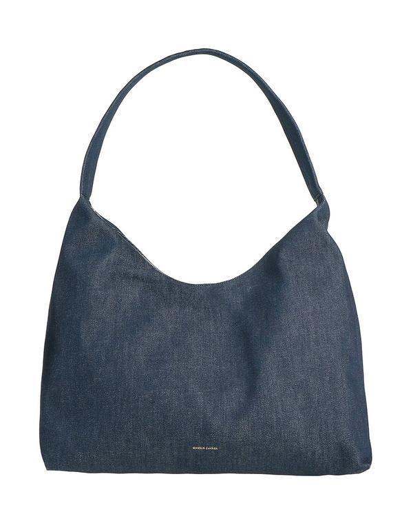 マンサーガブリエル レディース 御徒面子 MANSUR GAVRIEL ショルダーバッグ Blue 青み