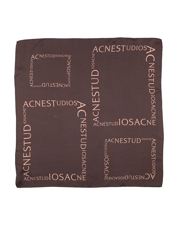 アクネ ストゥディオズ レディース アクセサリー マフラー・ストール・スカーフ ACNE STUDIOS マフラー＆スカーフ Chocolate Brown ブラウン
