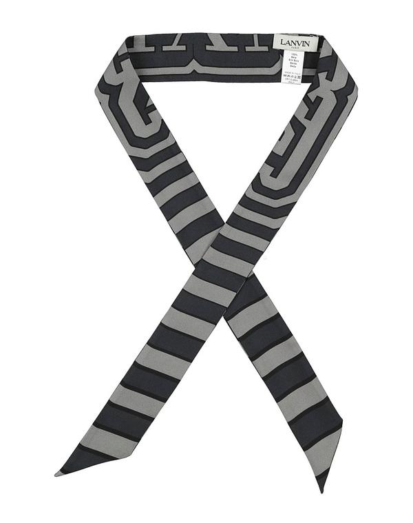 ランバン レディース アクセサリー マフラー・ストール・スカーフ LANVIN マフラー＆スカーフ Gray グレー｜ReVida 店