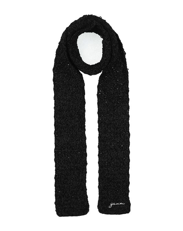 ガニー レディース アクセサリー マフラー・ストール・スカーフ GANNI マフラー＆スカーフ Black ブラック 20,506円