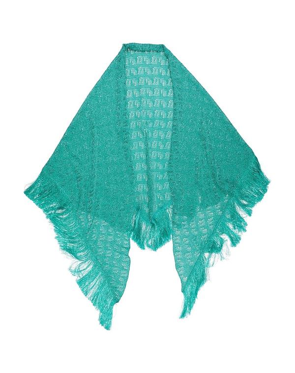 シモーナ コルセリーニ レディース アクセサリー マフラー・ストール・スカーフ SIMONA CORSELLINI マフラー＆スカーフ Green グリーン｜ReVida 店
