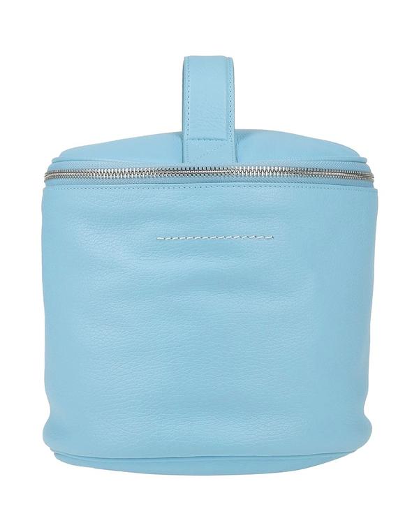 マルタンマルジェラ レディース 御徒面子 MM6 MAISON MARGIELA クロスボディバッグ Sky Blue 青み