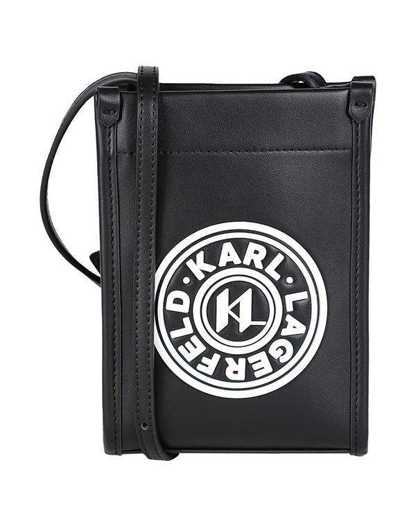 長い巻き毛 ラガーフェルド レディース 御徒面子 KARLAGERFELD クロスボディバッグ Black 黒いこと