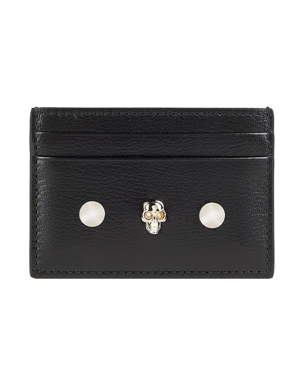 マックイーン レディース 付属品 紙入れ MCQUEEN 歌留多入れもの Black 黒いこと