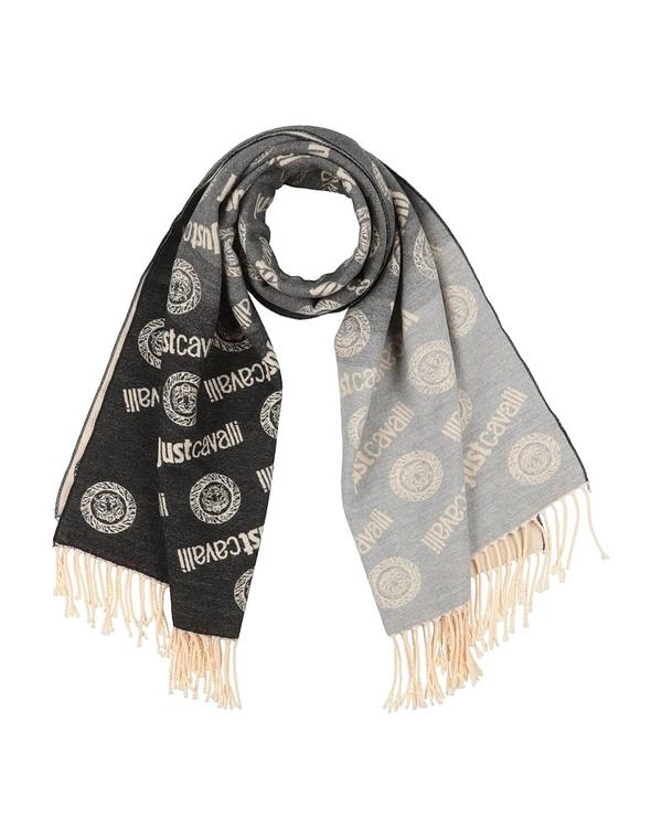 ジャストカバリ レディース アクセサリー マフラー・ストール・スカーフ JUST CAVALLI マフラー＆スカーフ Gray グレー
