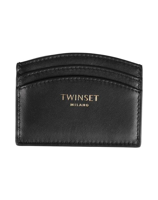 ツインセット レディース アクセサリー 財布 TWINSET カードケース Black ブラック