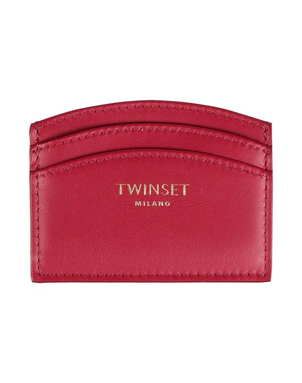 ツインセット レディース アクセサリー 財布 TWINSET カードケース Bordeaux