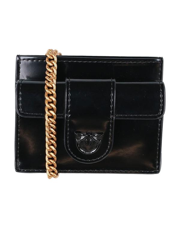 ピンコ レディース アクセサリー 財布 PINKO 財布（ストラップ付き） Black ブラック