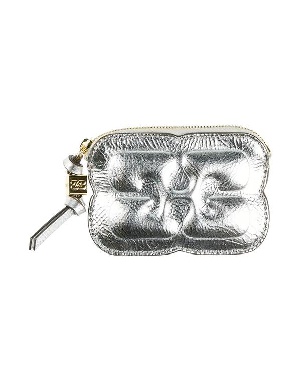 ガニー レディース 付属品 紙入れ GANNI 歌留多入れもの Silver しろがね色