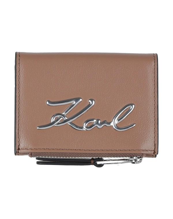 長い巻き毛 ラガーフェルド レディース 付属品 紙入れ KARLAGERFELD 紙入れ Light Brown 赤銅色