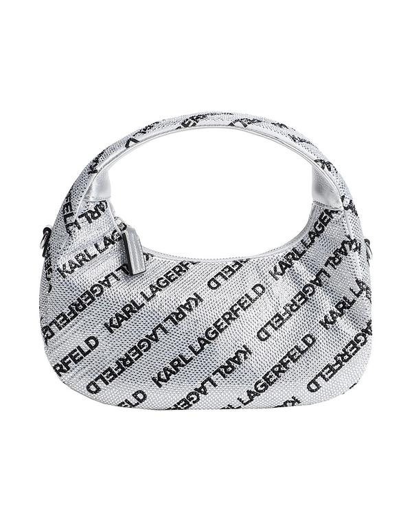 カール ラガーフェルド レディース バッグ KARLAGERFELD ハンドバッグ Silver シルバー