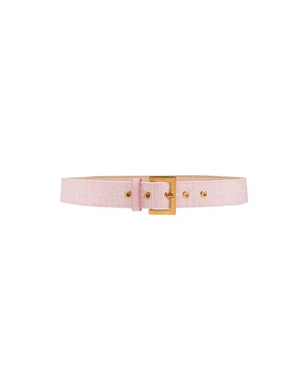 バルマン レディース 付属物 三尺帯 BALMAIN レギュラー幅三尺帯 Pink さくら色