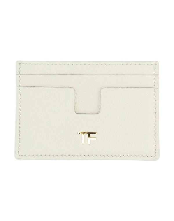 トム・ジェラルド・r・フォード レディース 付属品 紙入れ TOM FORD 歌留多入れもの Ivory 象牙色