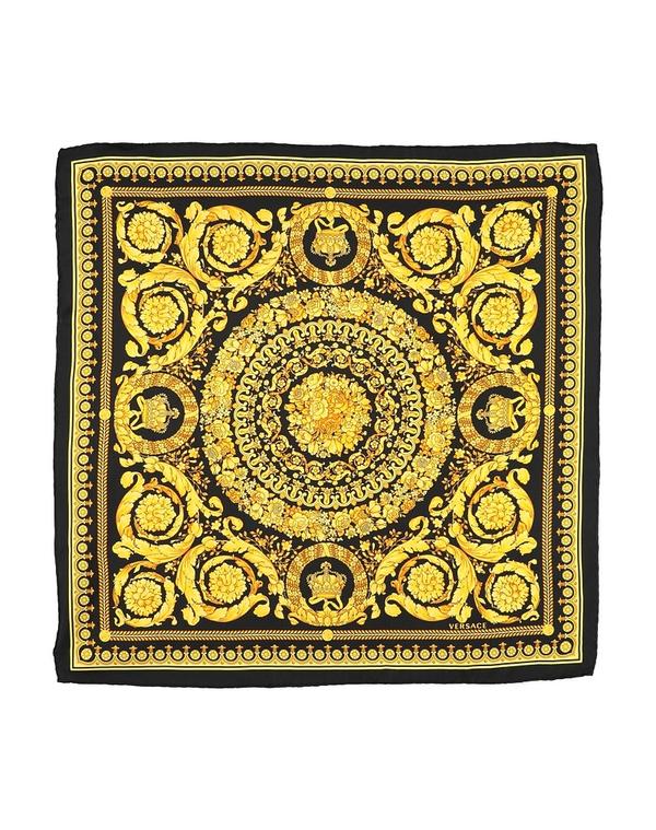 ヴェルサーチ レディース 付属品 えり巻き・袈裟・えり巻き VERSACE えり巻き＆えり巻き Black 黒いこと