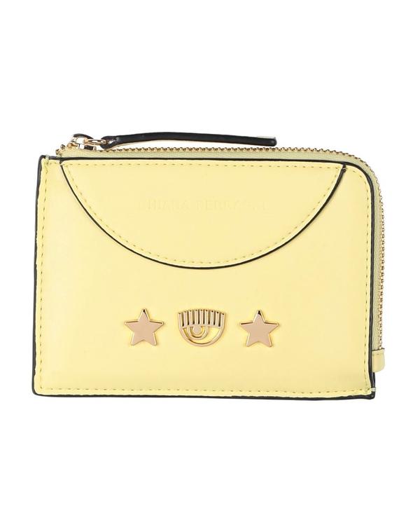 シアラフェラーニ レディース アクセサリー 財布 CHIARA FERRAGNI 財布 Pastel Yellow イエロー｜ReVida 店