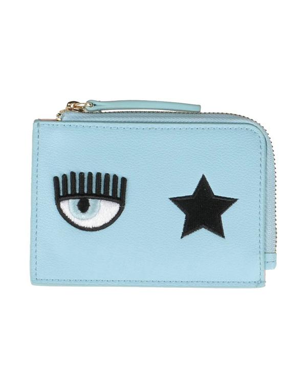 シアラフェラーニ レディース アクセサリー 財布 CHIARA FERRAGNI 財布 Sky Blue ブルー