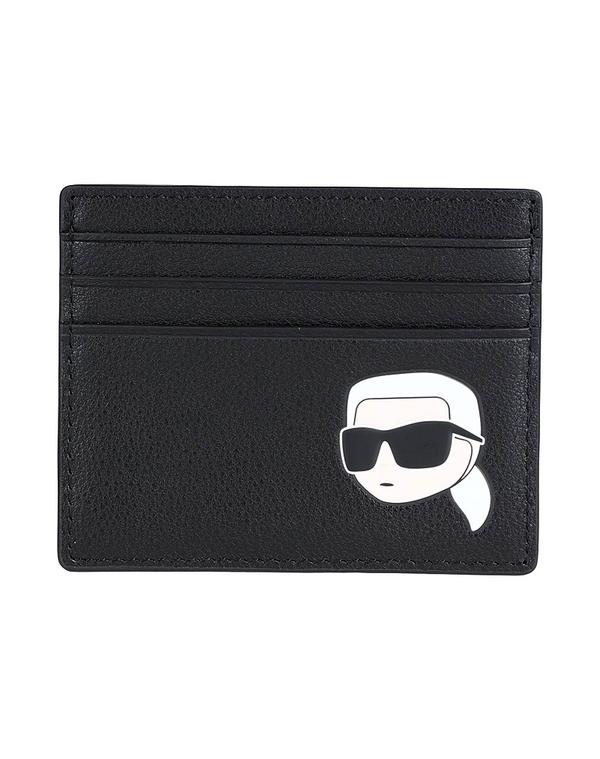 カール ラガーフェルド レディース アクセサリー 財布 KARLAGERFELD カードケース Black ブラック