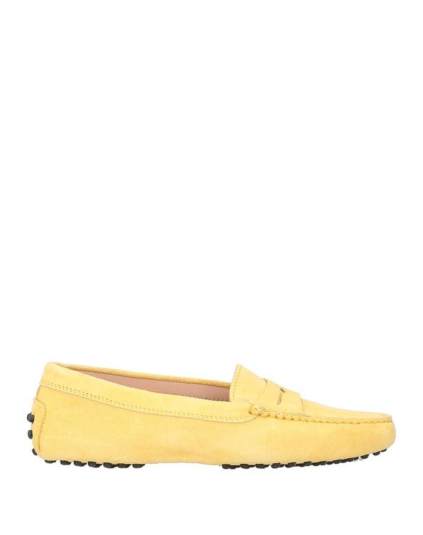 【貨物輸送無料】 トッズ レディース スリッポン・ローファー シューズ モカシン Pastel Yellow