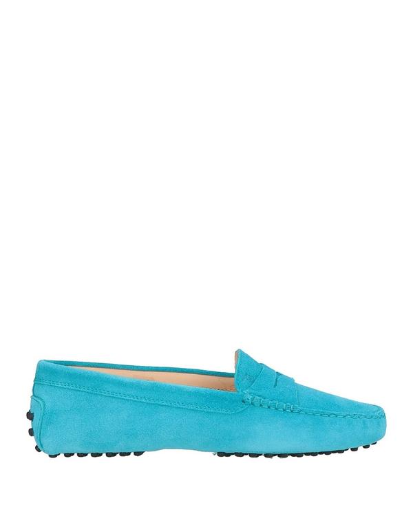 【貨物輸送無料】 トッズ レディース スリッポン・ローファー シューズ モカシン Turquoise Blue