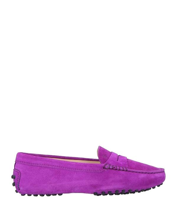 【貨物輸送無料】 トッズ レディース スリッポン・ローファー シューズ モカシン Purple