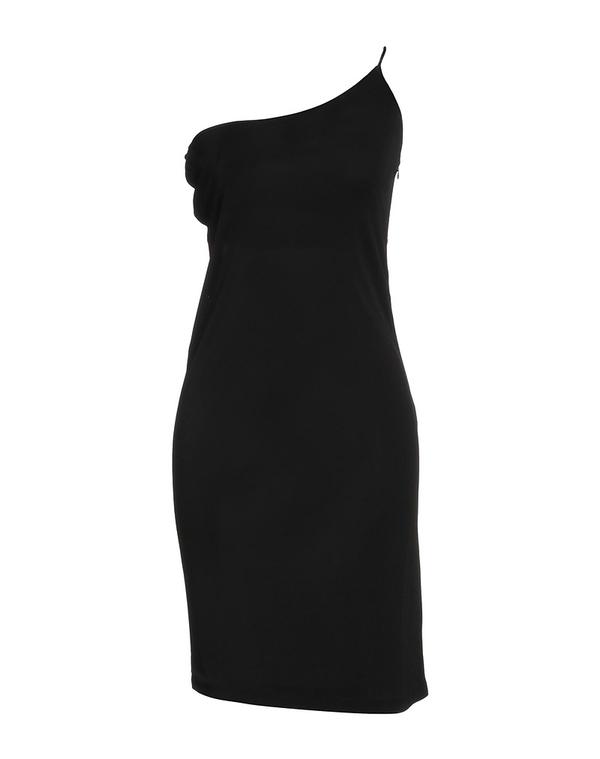 ディースクエアード レディース トップス ワンピース DSQUARED2 ワンショルダードレス Black ブラック